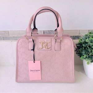 NEW Juicy Couture Dusty Blush Pink Charm City‎ Satchel